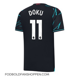 Manchester City Jeremy Doku #11 Tredjetrøje 2023-24 Kortærmet